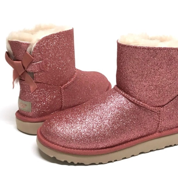 UGG Shoes - ❌❌SOLD❌❌ UGG Mini Bailey BOW SPARKLE Boots 8 NIB